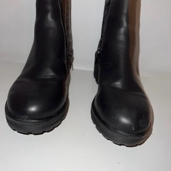 Ladies Sz 5 DV Brand Adorable Black Booties With Sequin Back Girls Sz 3 boots - Picture 7 of 9